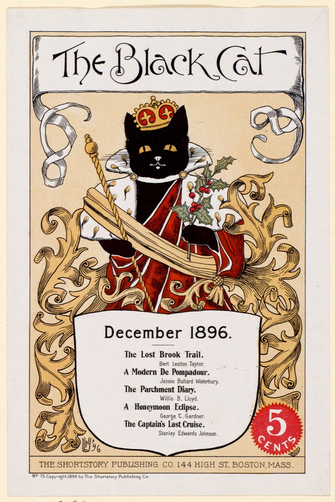 The black cat, December 1896.