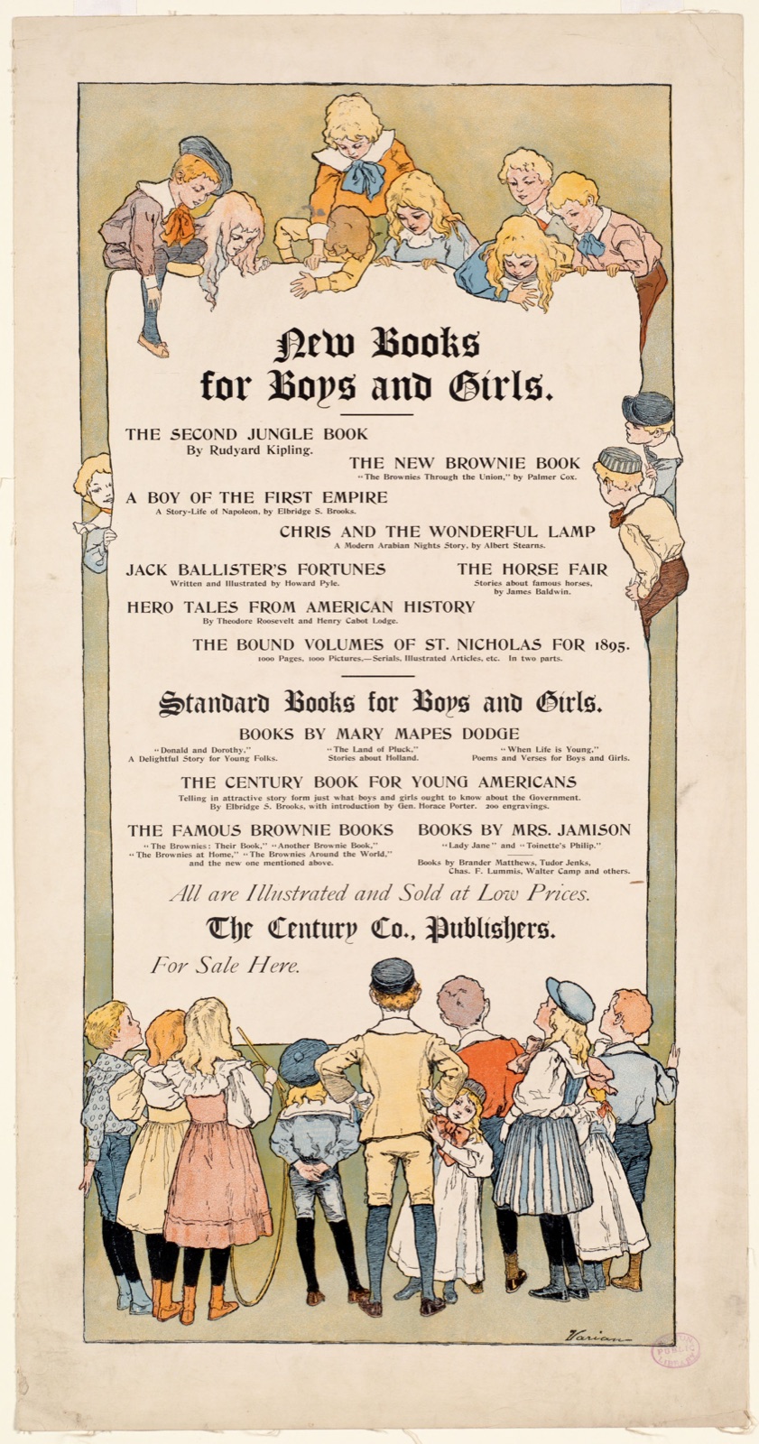 New books for boys and girls. — Varian, George, 1865-1923 (Artist)