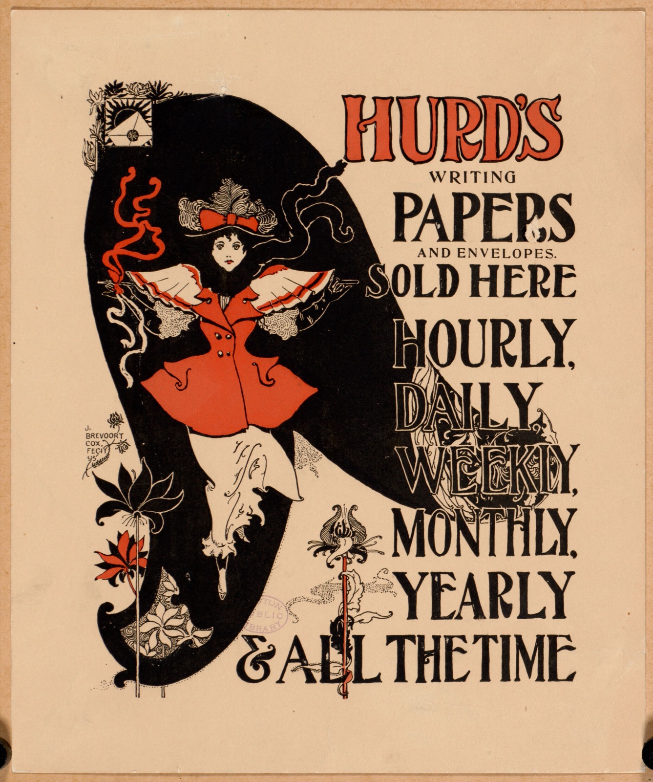 Hurd's writing papers and envelopes sold here.