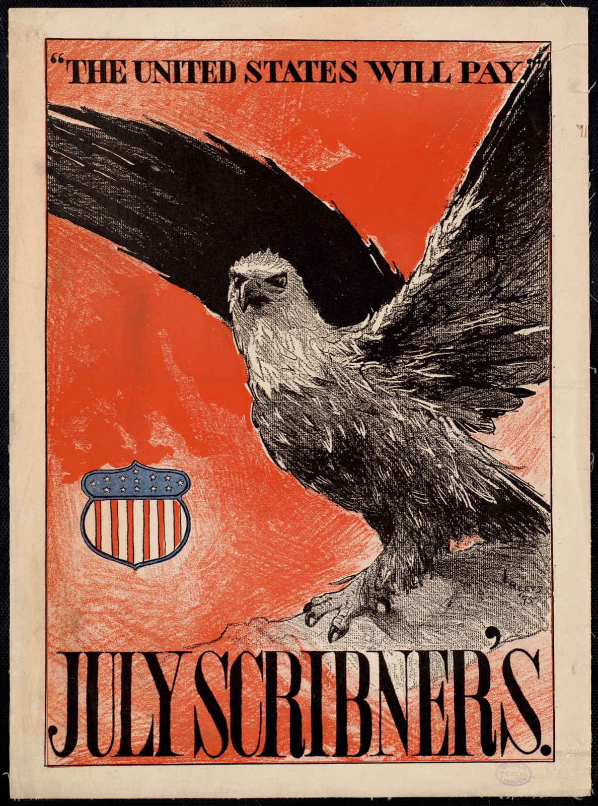 July Scribner's, "The United States will pay."