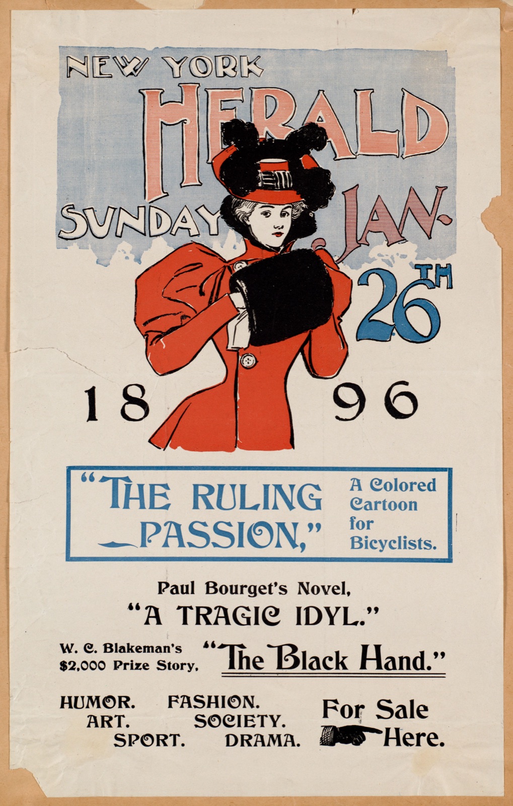 New York herald, Sunday Jan. 26th, 1896