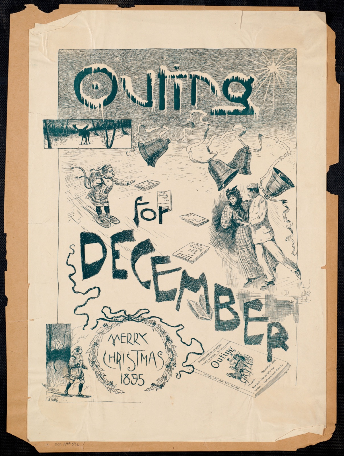 Outing for December. Merry Christmas 1895