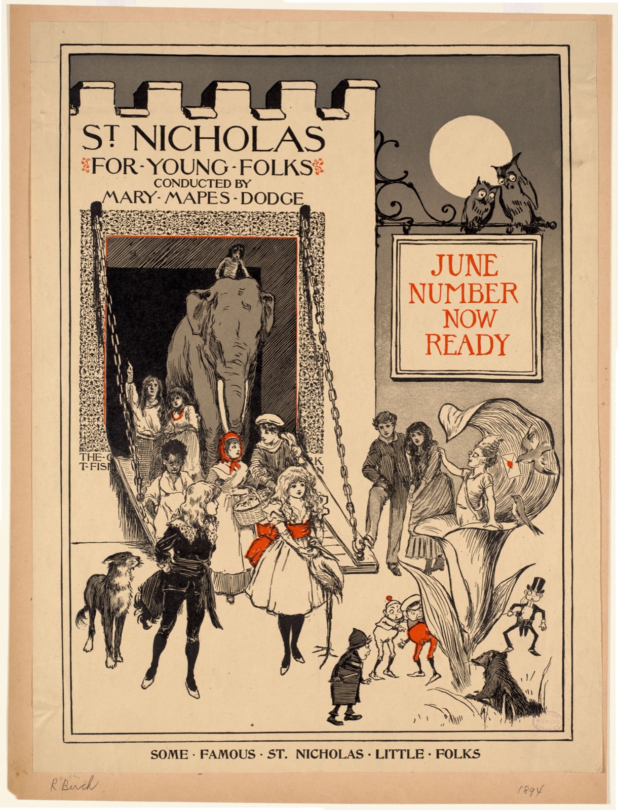 St. Nicholas for young folks conducted by Mary Mapes Dodge, June number now ready