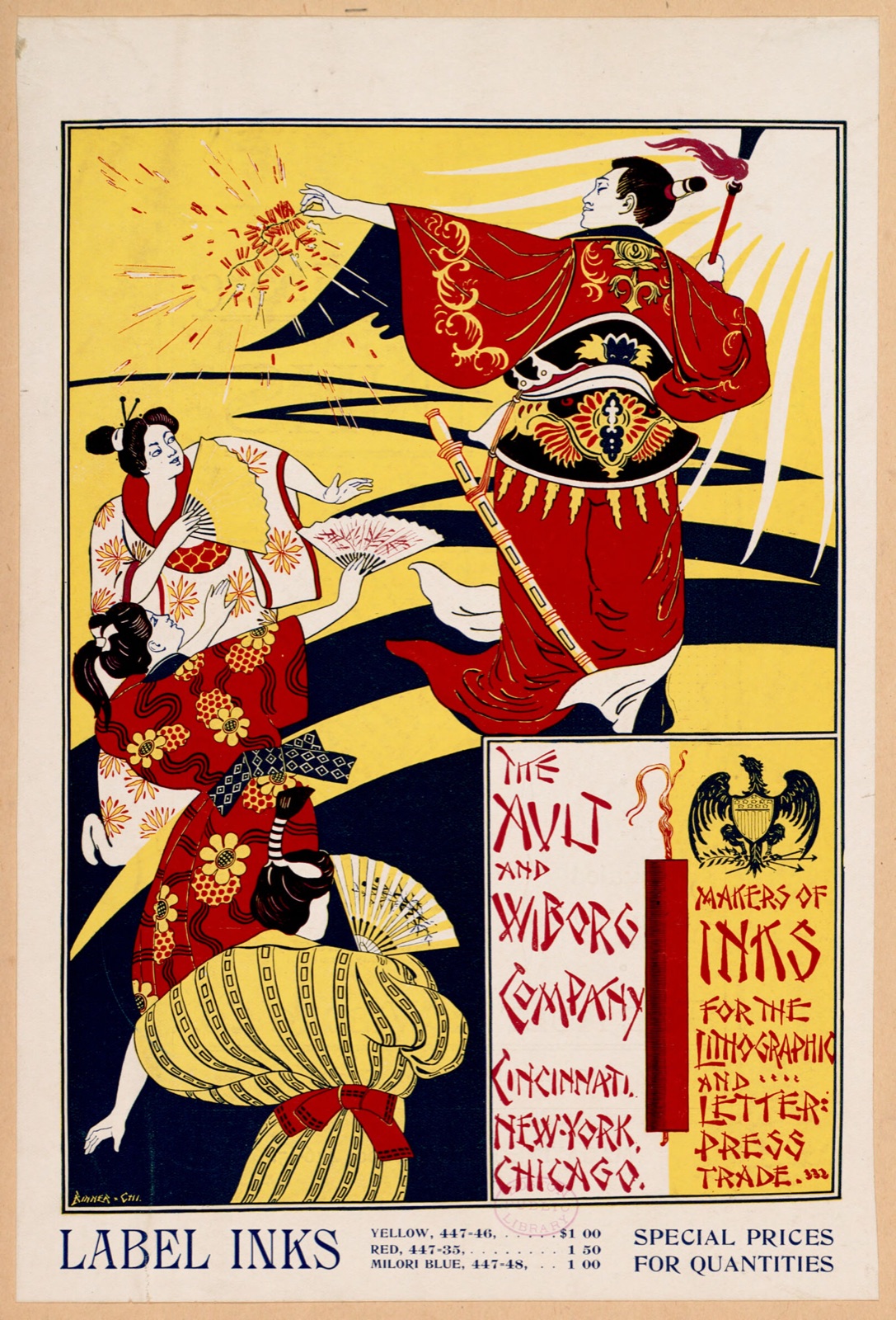 The Ault and Wiborg Company. Label inks