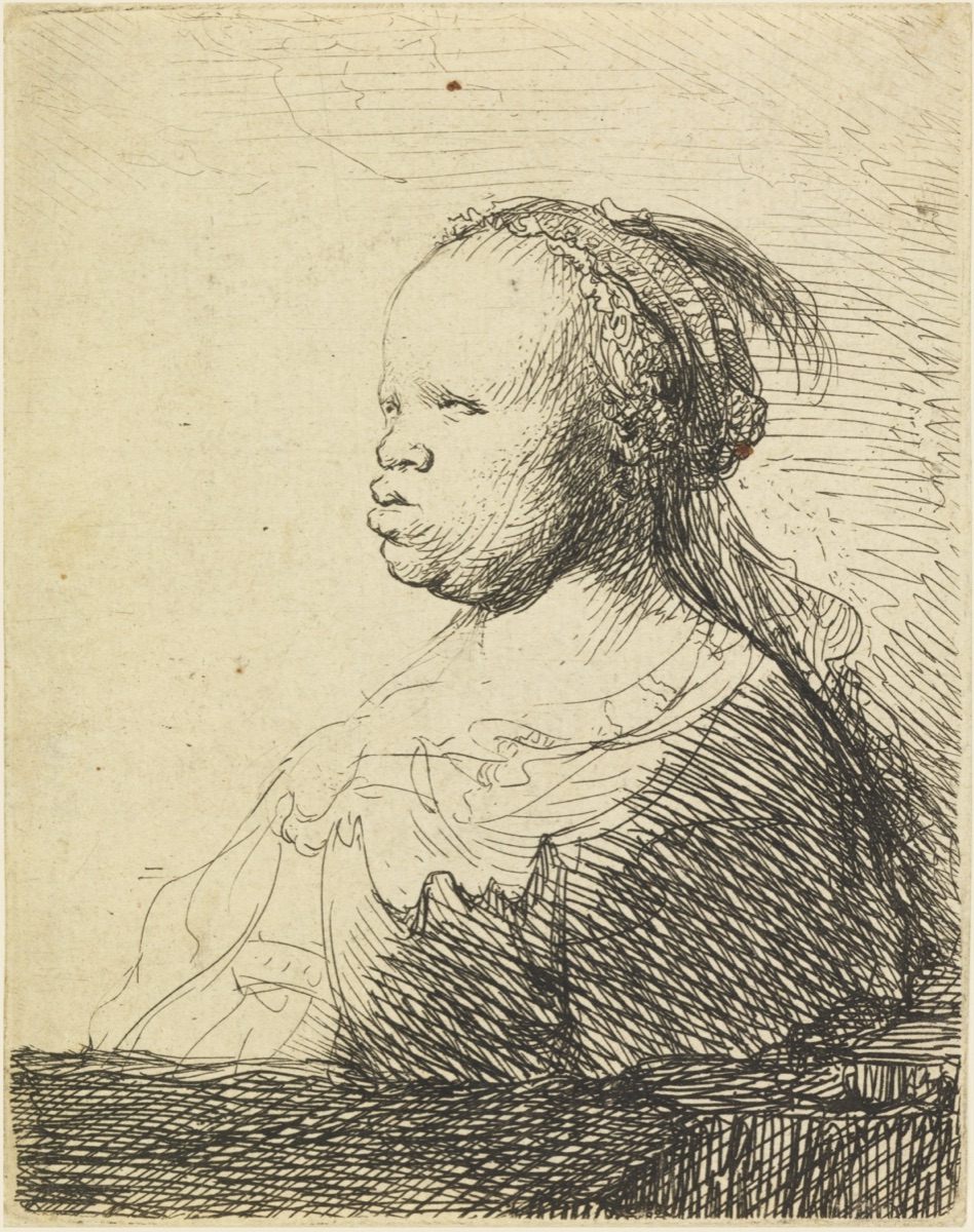 "The White Negress" — Rembrandt Harmensz van Rijn, Dutch, 1606–1669