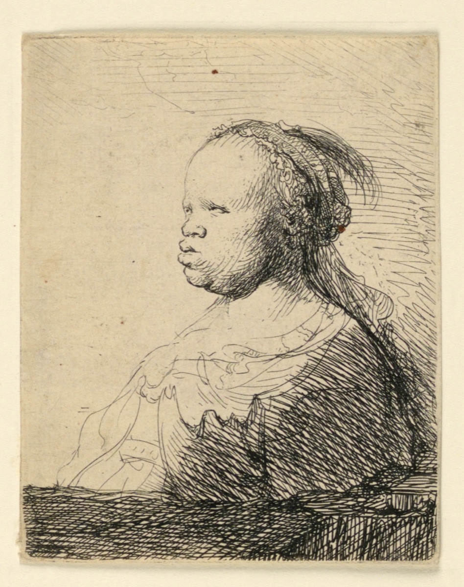 "The White Negress" — Rembrandt Harmensz van Rijn, Dutch, 1606–1669