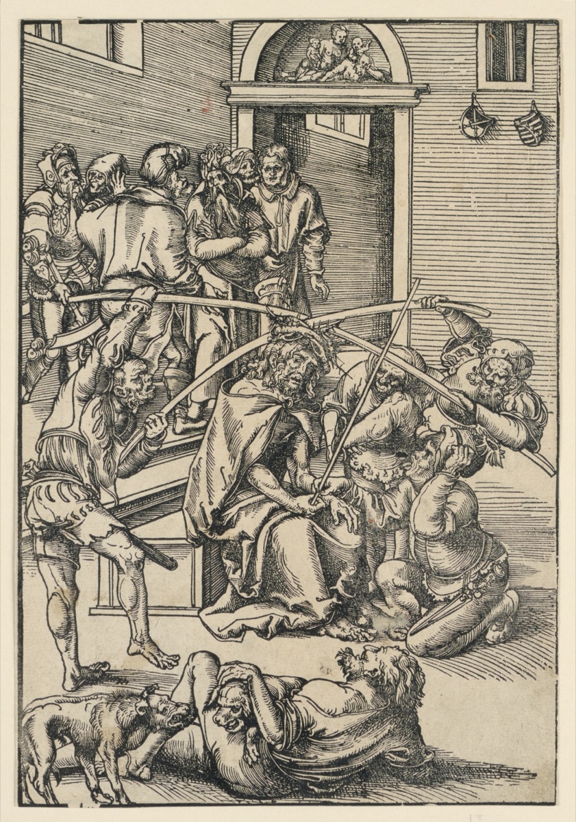 Crowning of Thorns, illustration from "The Passion" — Lucas Cranach the Elder, German, 1472–1553