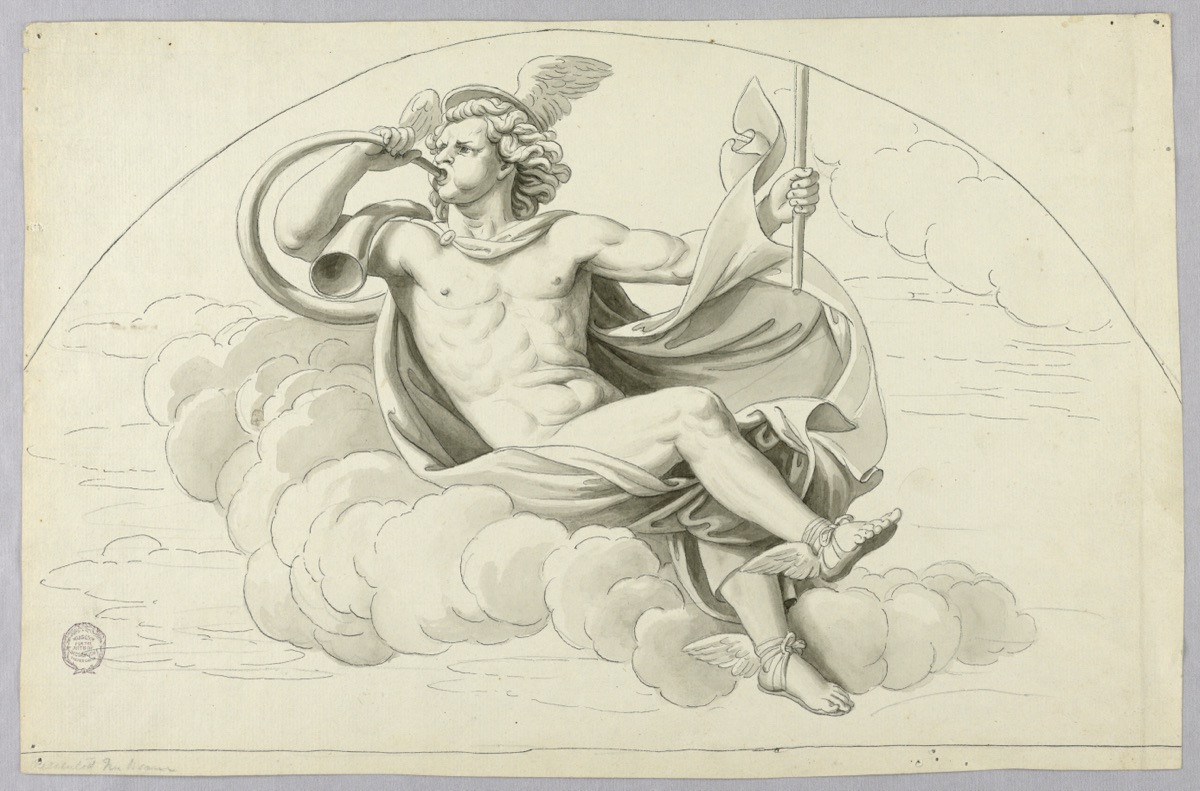 Hermes — Johann August Nahl The Younger, German, 1752 - 1825
