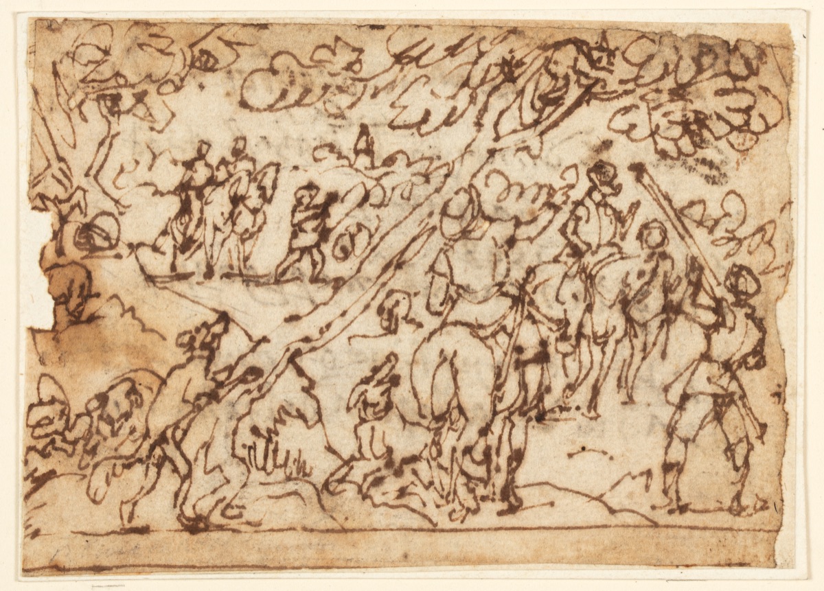 Wildcat Hunt — Jan van der Straet, called Stradanus, Flemish, 1523–1605