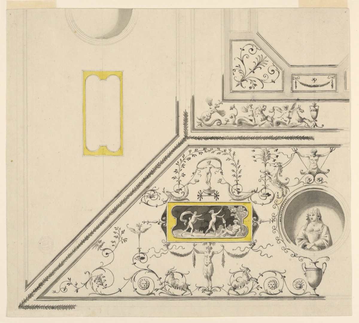 Project for a Ceiling — Giuseppe Mannocchi, Italian, Active 1775 - 1782