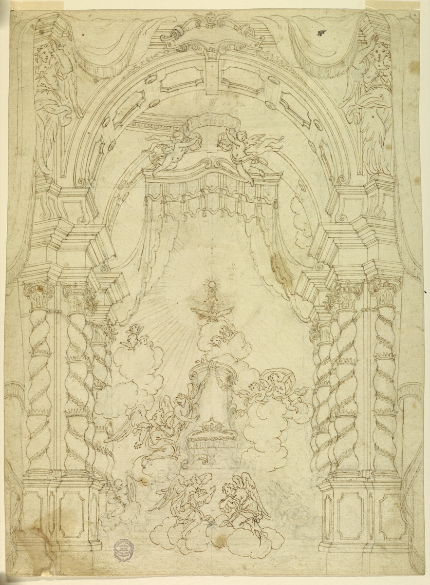 Project for the “Machine” for the Exposition of the Monstrance