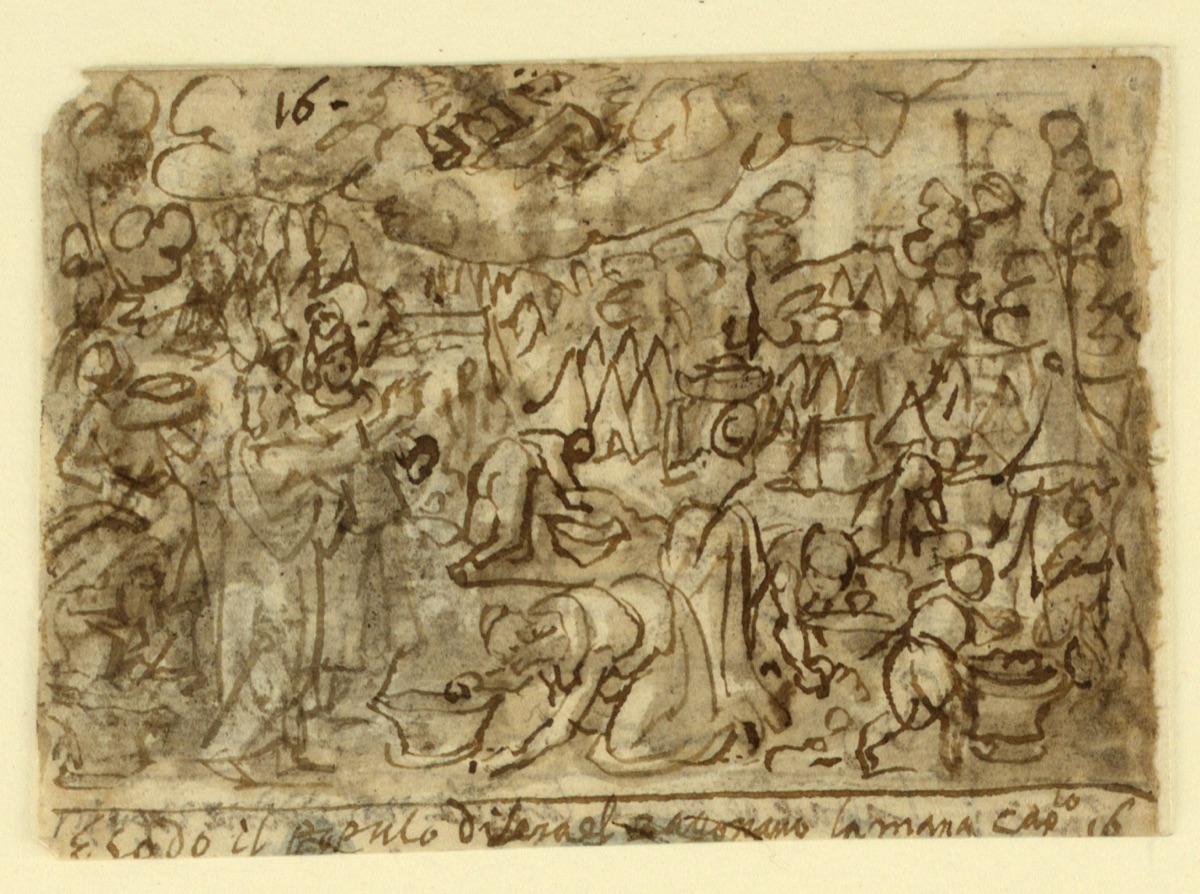 The Gathering of Manna — Jan van der Straet, called Stradanus, Flemish, 1523–1605