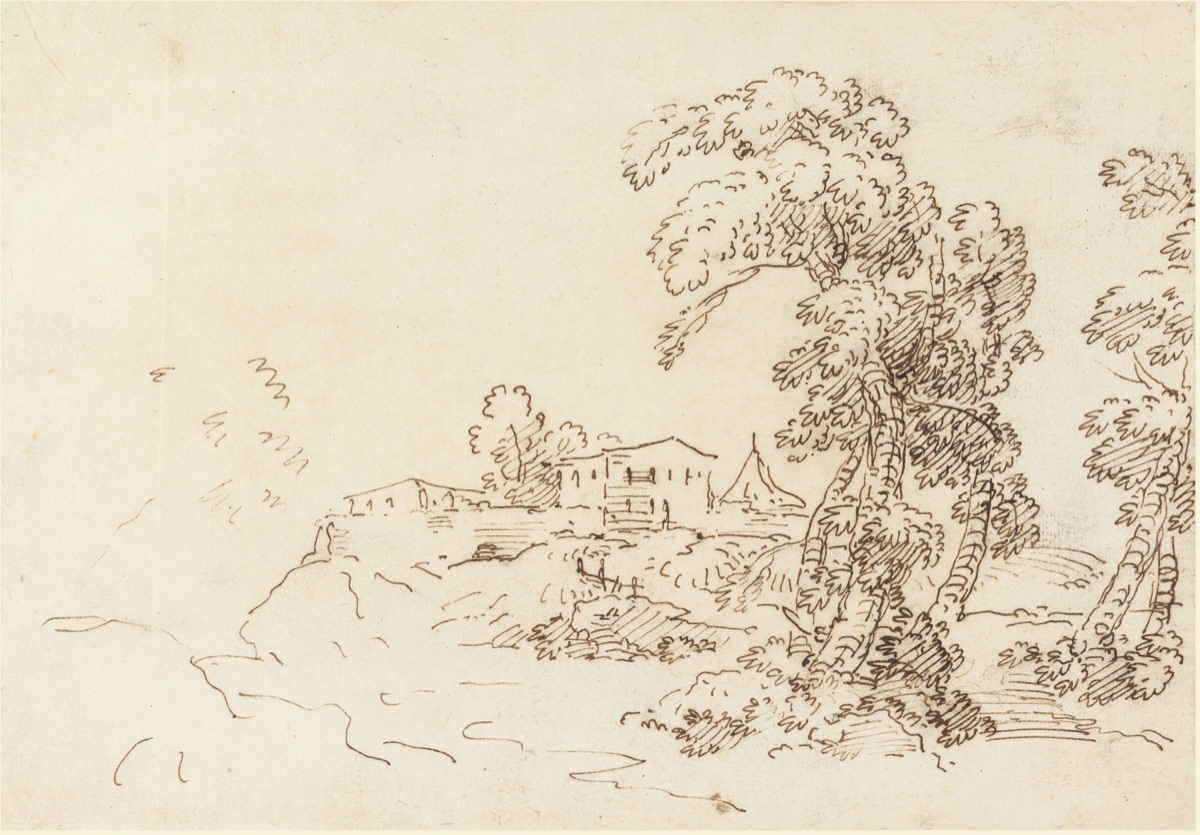View of a Farm — Carlo Marchionni, Italian, 1702–1786