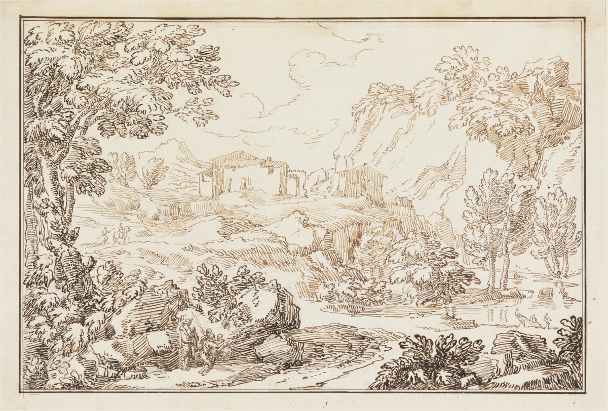 A landscape — Carlo Marchionni, Italian, 1702–1786