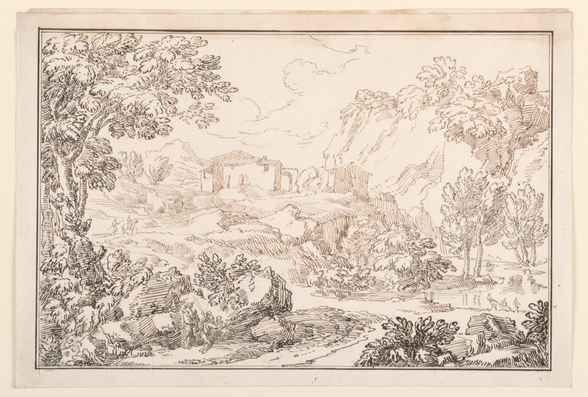 A landscape — Carlo Marchionni, Italian, 1702–1786
