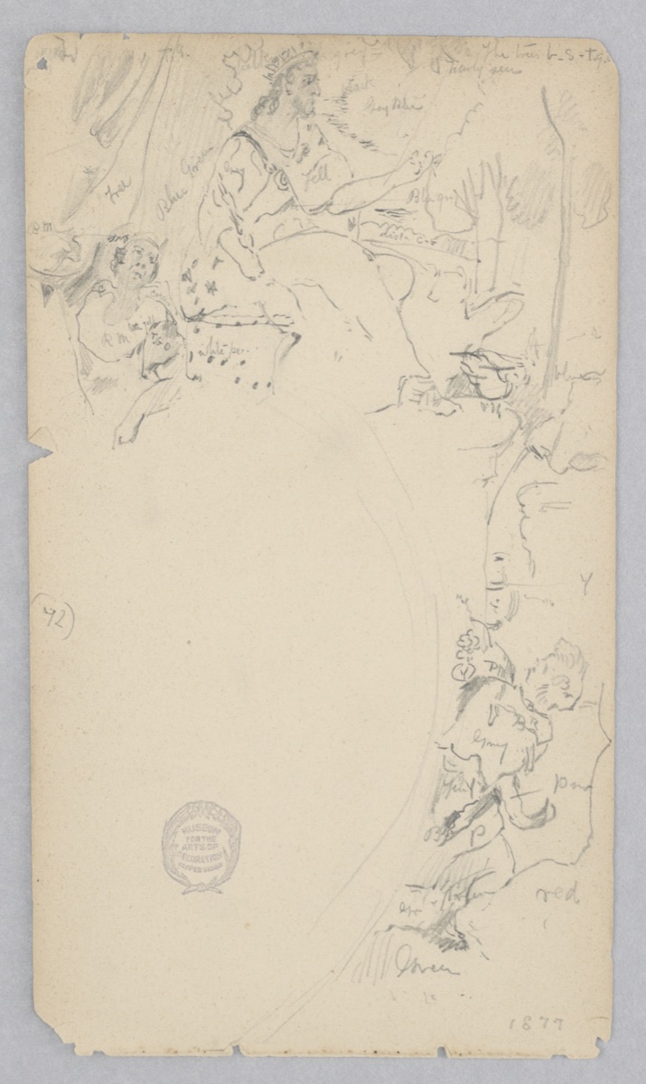 Ornament with Royal Procession — Robert Frederick Blum, American, 1857–1903