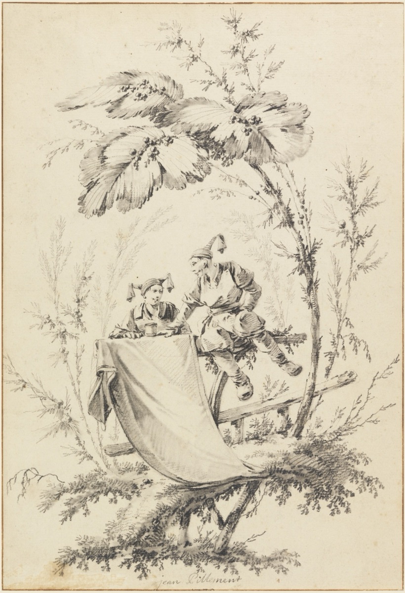 Design for Title Page, Cahier des Parasols Chinois — Jean-Baptiste Pillement, French, 1728–1808