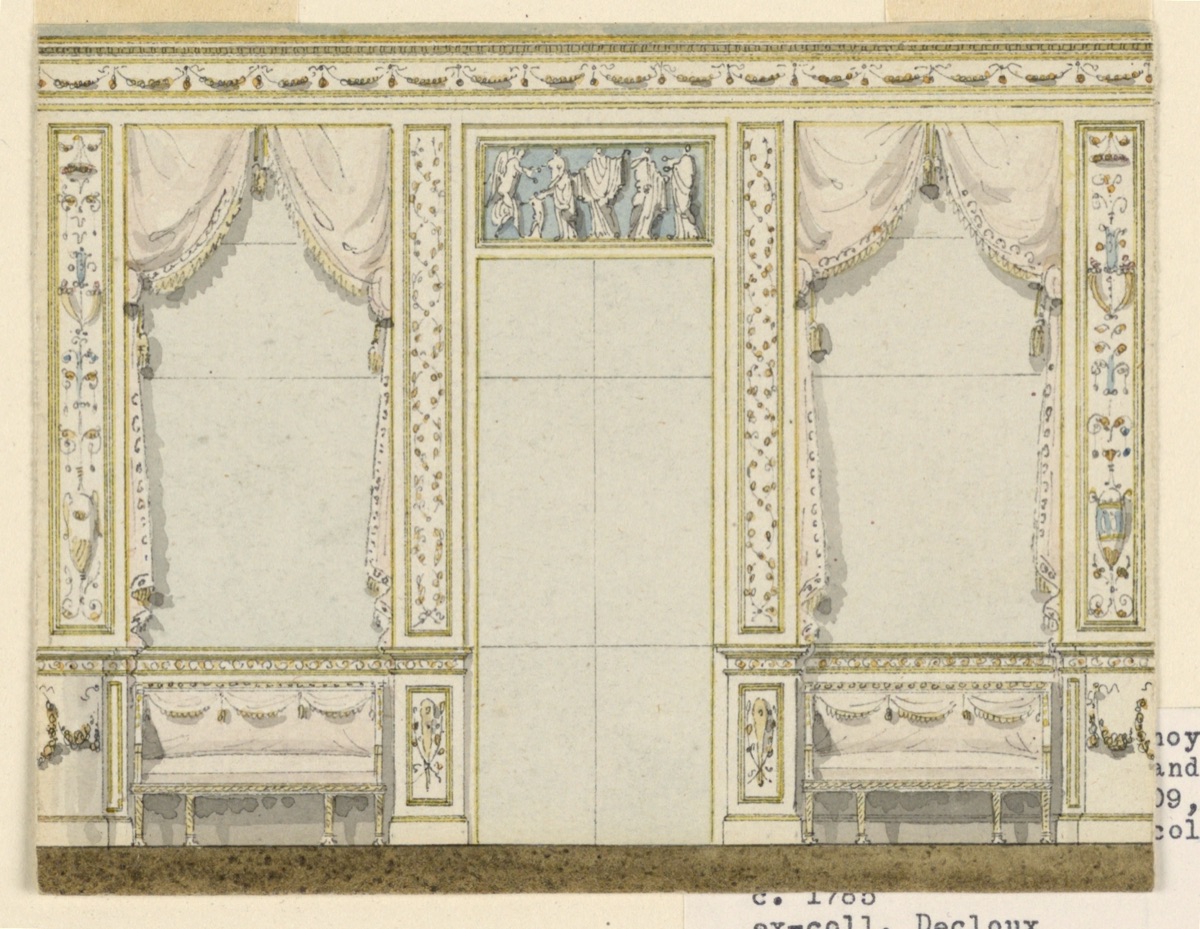 Design for a Salon — François-Jacques Delannoy, French, 1755 - 1835