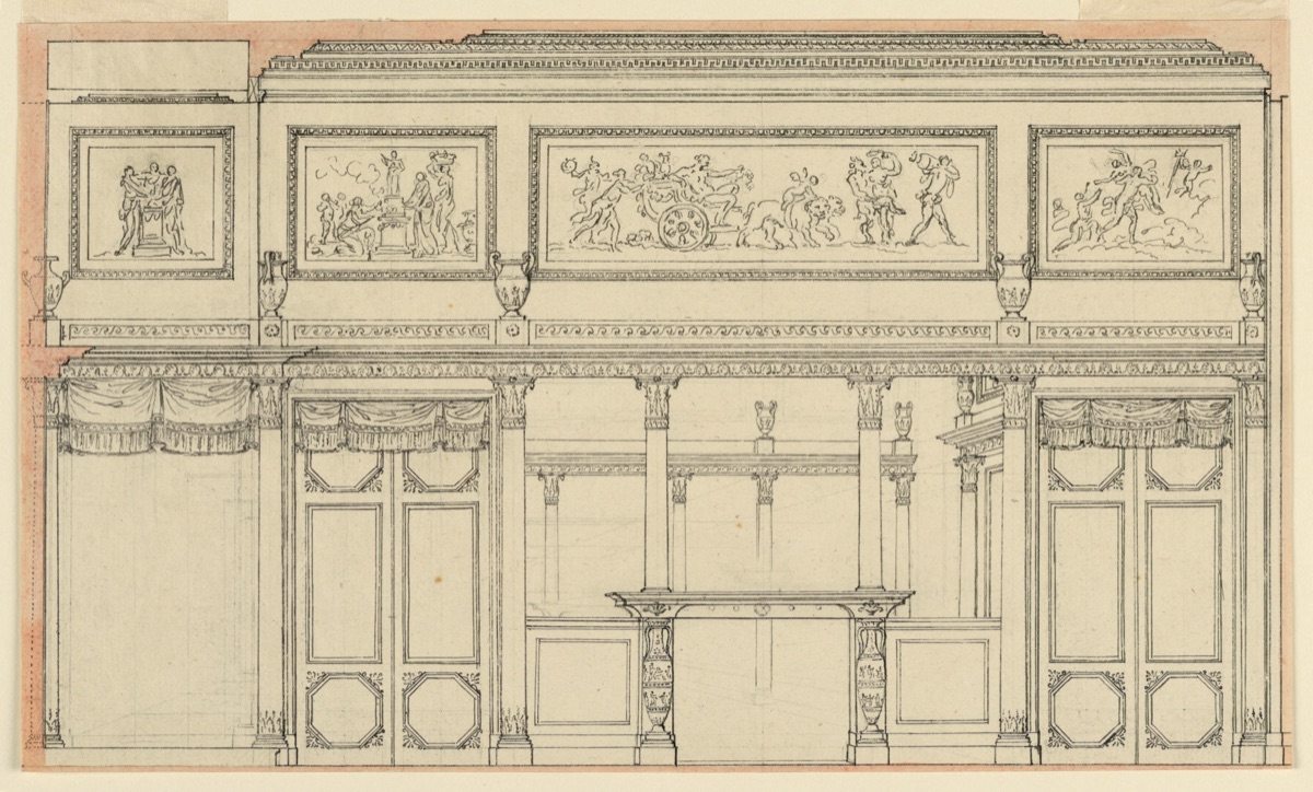 Design for an Entrance Wall of a Dressing Room