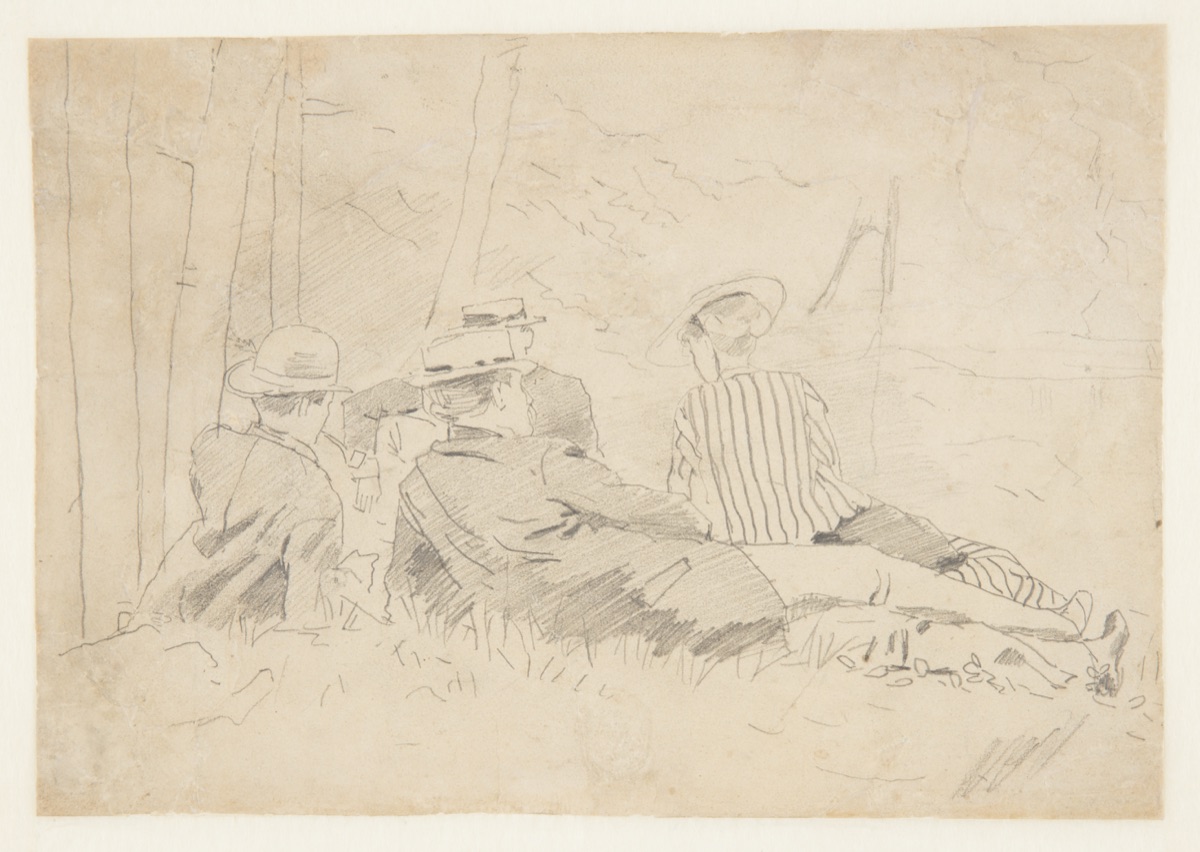 Study for "The Fishing Party" — Winslow Homer, American, 1836–1910
