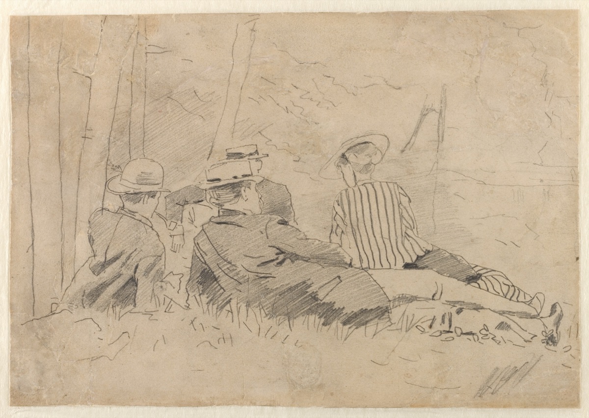 Study for "The Fishing Party" — Winslow Homer, American, 1836–1910