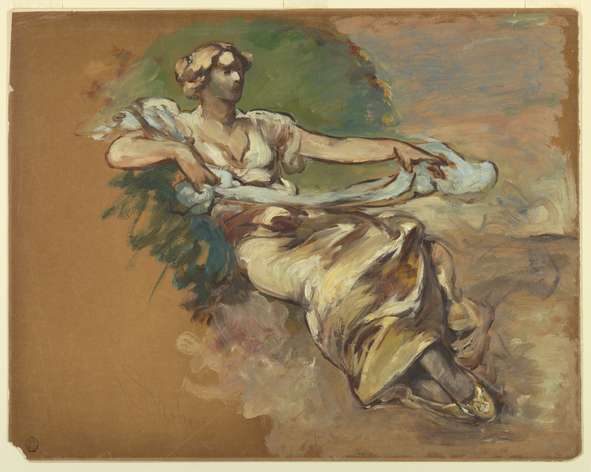 Seated Woman — Walter Shirlaw, American, b. Scotland, 1838–1909