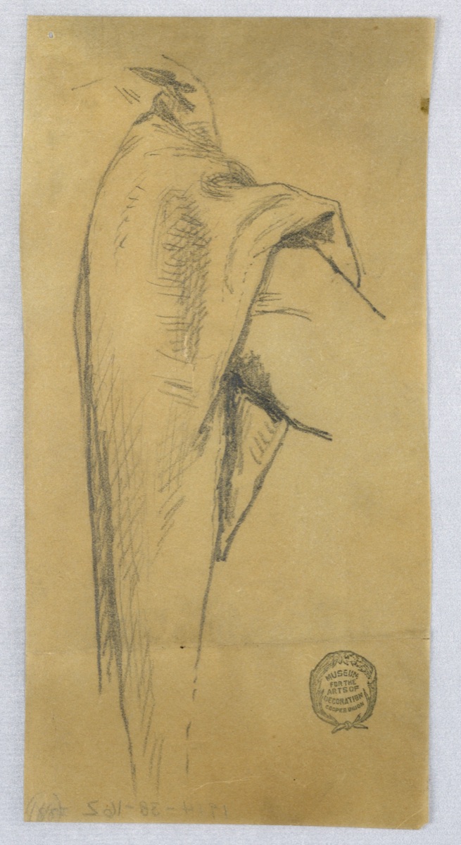 Drapery Study — Francis Augustus Lathrop, American, 1849–1909