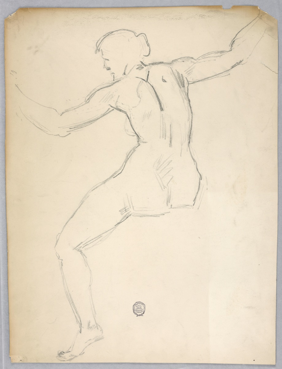 Sketch for "Night" — Francis Augustus Lathrop, American, 1849–1909