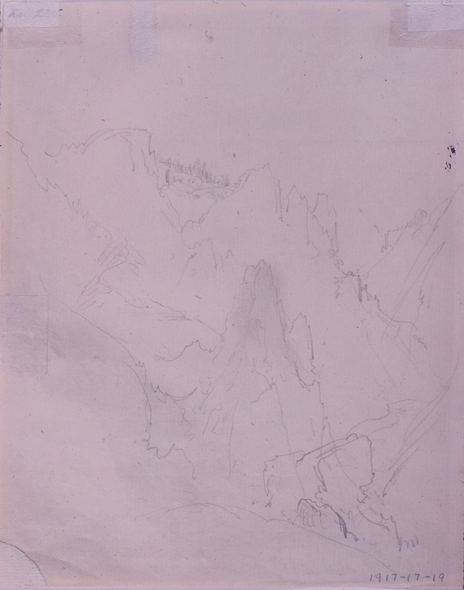 West Wall of the Canyon, Yellowstone — Thomas Moran, American, b. Britain, 1837–1926
