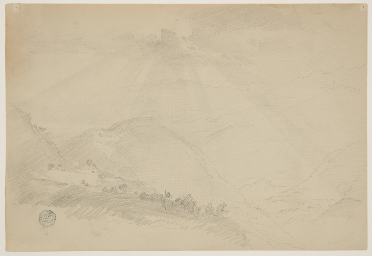 Sunbeams above a Mountain Valley, Jamaica — Frederic Edwin Church, American, 1826–1900