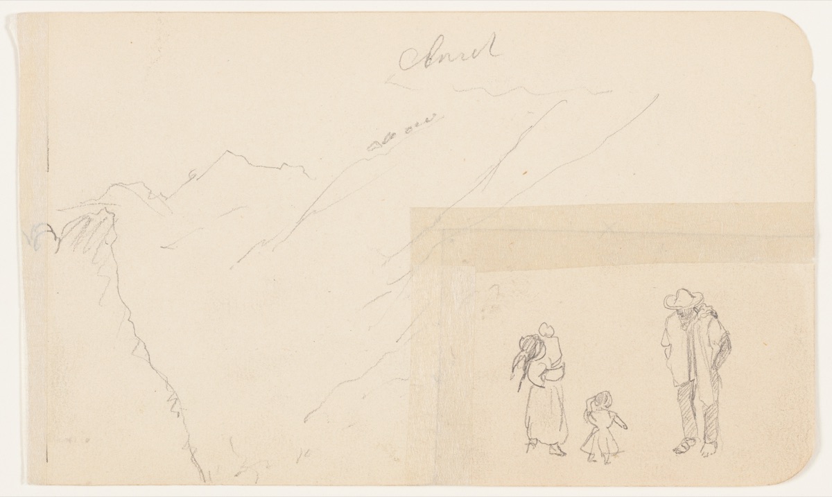 Rugged Mountains and Family, Mexico — Frederic Edwin Church, American, 1826–1900