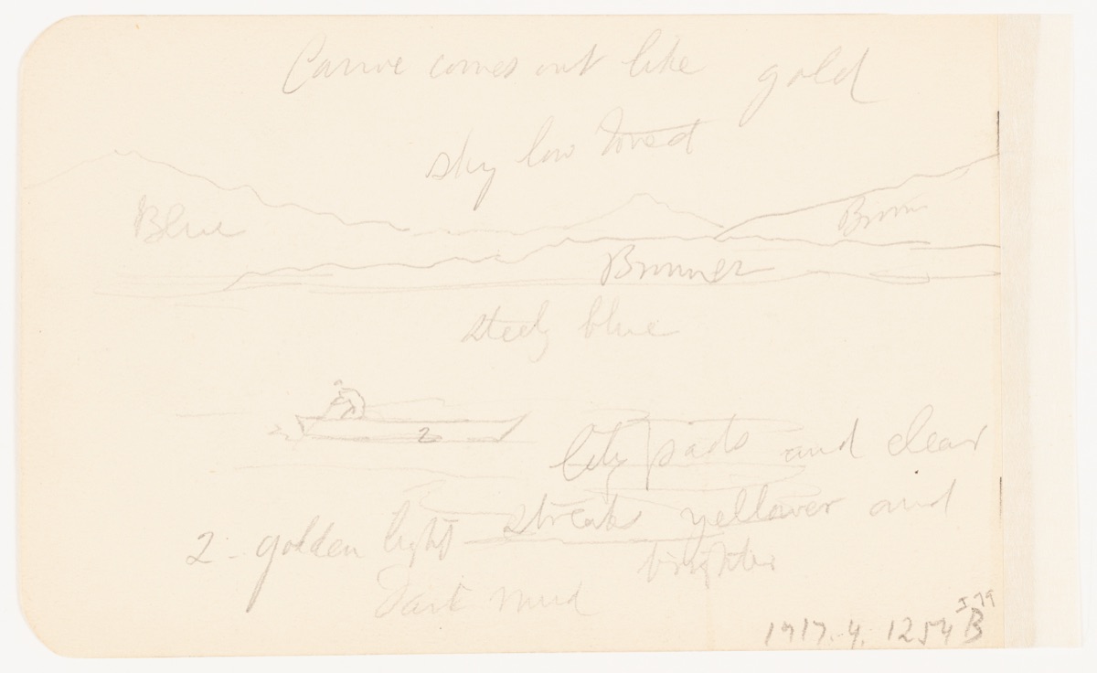 Sketches of Canoes and Figures, Mexico — Frederic Edwin Church, American, 1826–1900