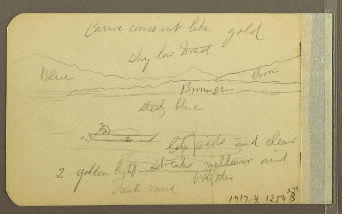 Sketches of Canoes and Figures, Mexico — Frederic Edwin Church, American, 1826–1900
