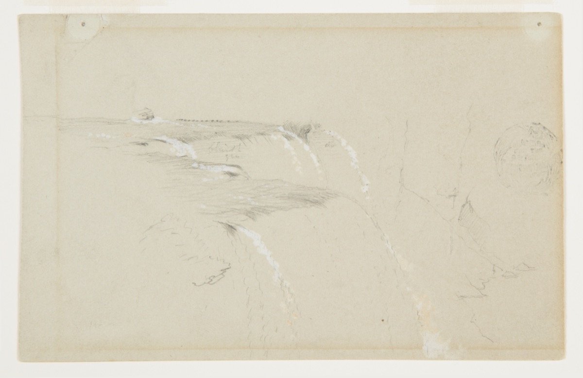 Rim of the American Falls, Niagara River — Frederic Edwin Church, American, 1826–1900