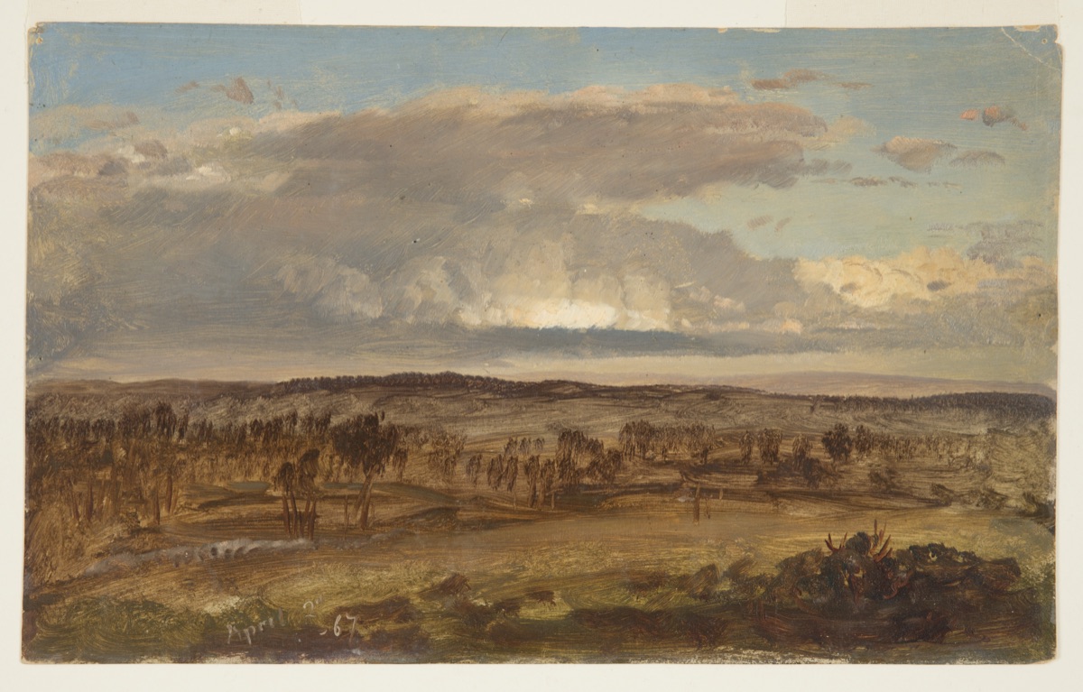 View from Long Hill, Hudson, New York — Frederic Edwin Church, American, 1826–1900