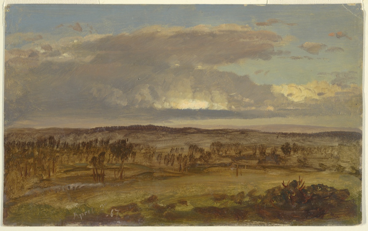 View from Long Hill, Hudson, New York — Frederic Edwin Church, American, 1826–1900