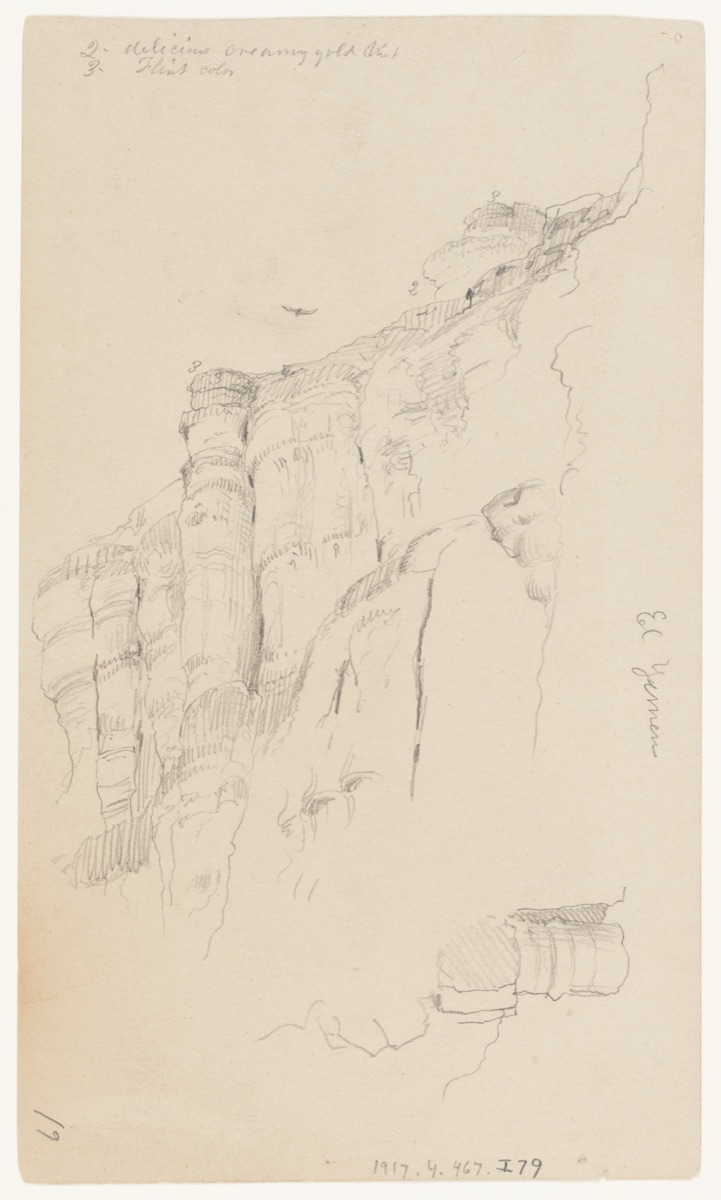 Overlooking El Arabah, Part One — Frederic Edwin Church, American, 1826–1900