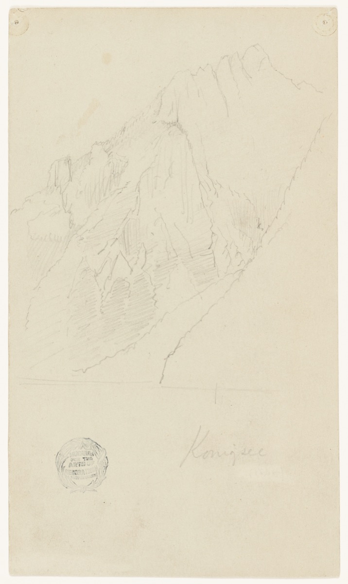 Mountains over the Königssee, Germany — Frederic Edwin Church, American, 1826–1900