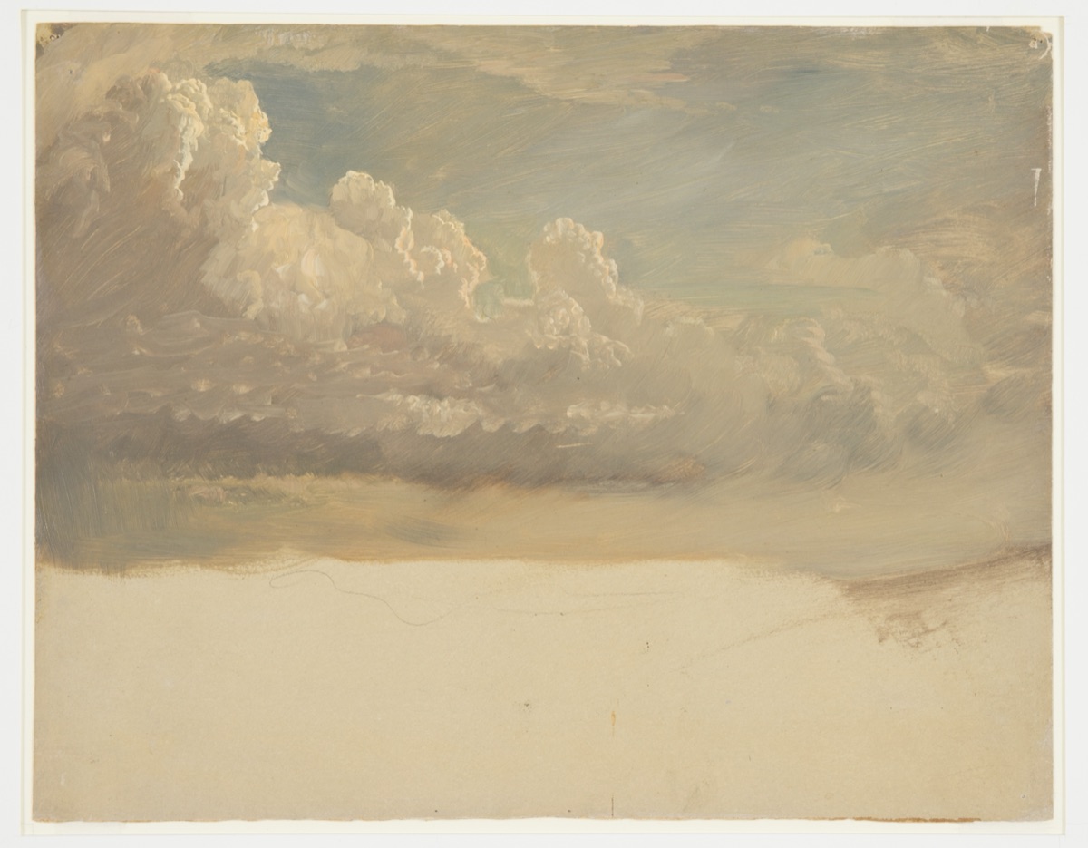 Cloud Study, Hudson, New York — Frederic Edwin Church, American, 1826–1900