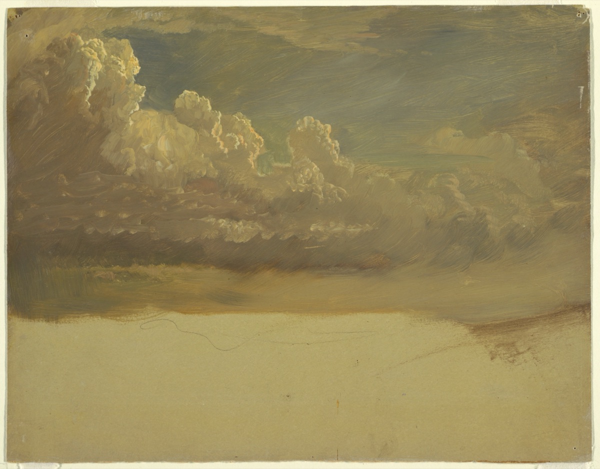 Cloud Study, Hudson, New York — Frederic Edwin Church, American, 1826–1900