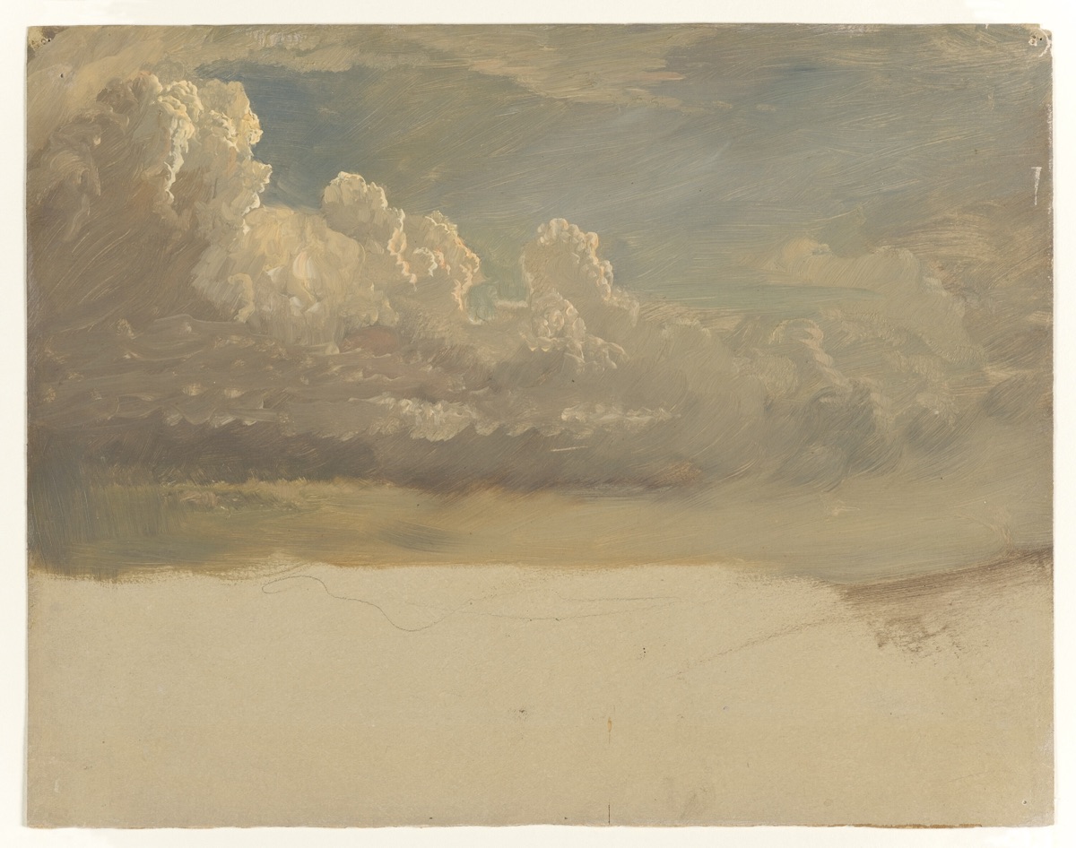 Cloud Study, Hudson, New York — Frederic Edwin Church, American, 1826–1900