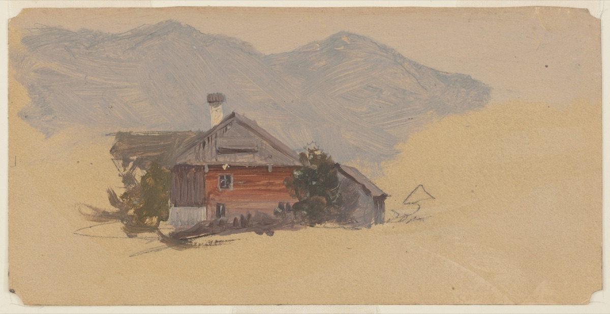 House in Berchtesgaden, Bavaria (Germany) — Frederic Edwin Church, American, 1826–1900