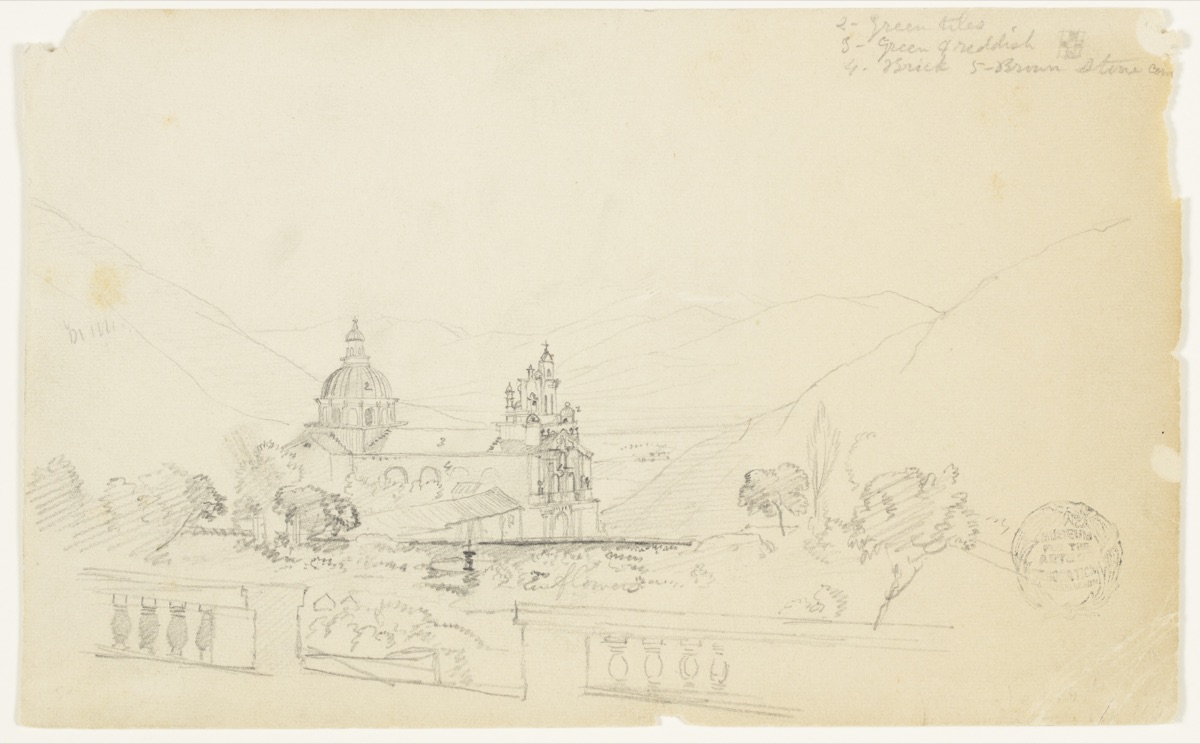 Church of Guapulo, Quito, Ecuador — Frederic Edwin Church, American, 1826–1900