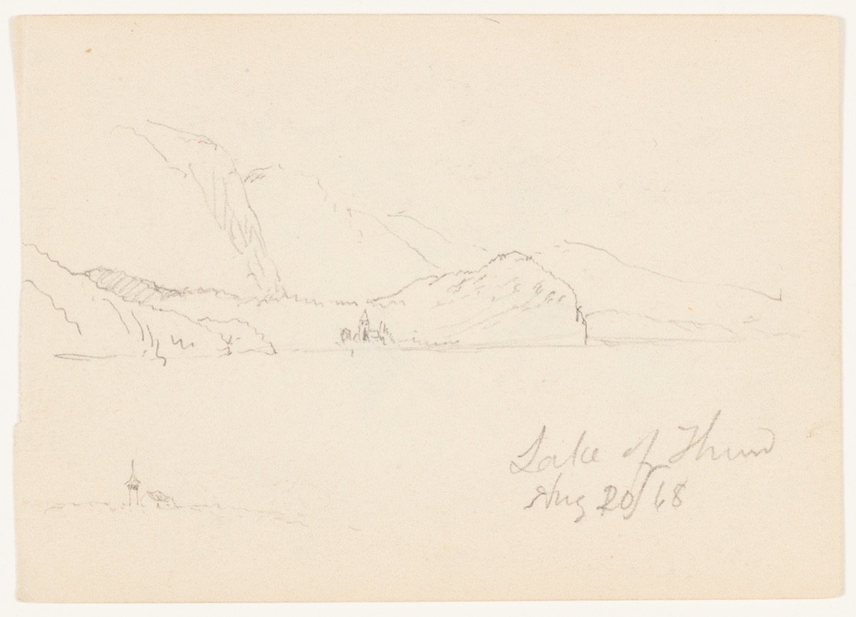 Lake Thun, Switzerland — Frederic Edwin Church, American, 1826–1900