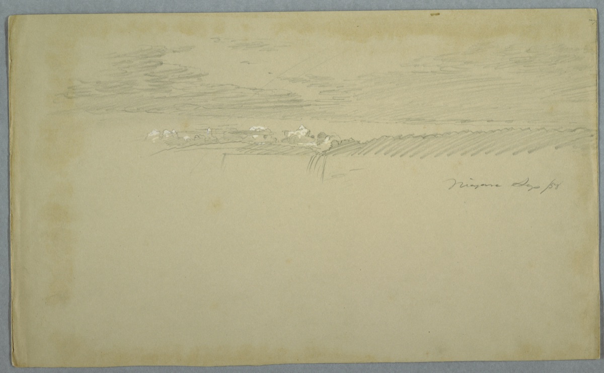 Clouds over Niagara Falls, New York — Frederic Edwin Church, American, 1826–1900