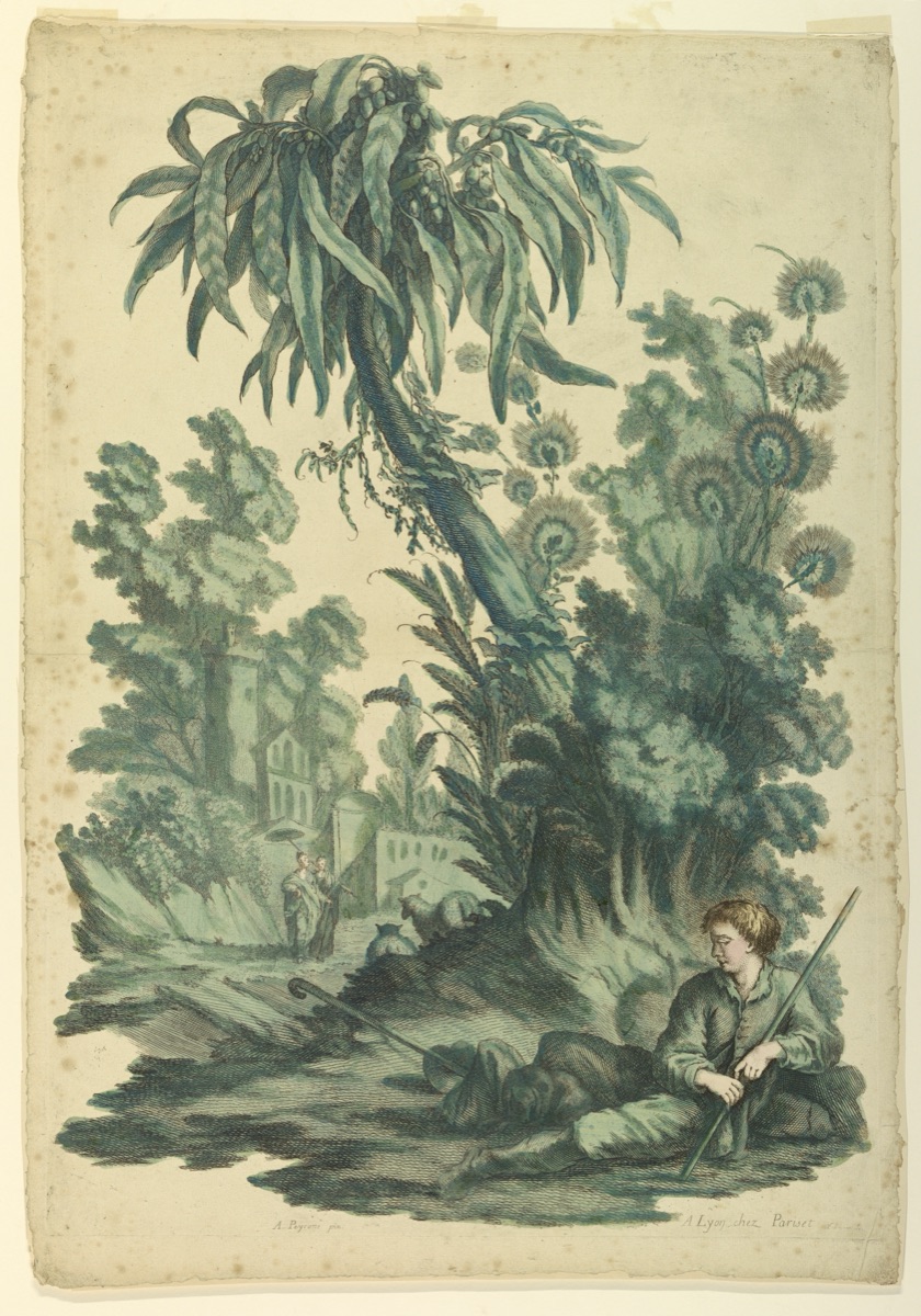A Shepherd Boy — Alexis Peyrotte, French, 1699–1769; Jean-Charles François, French, 1717–1769