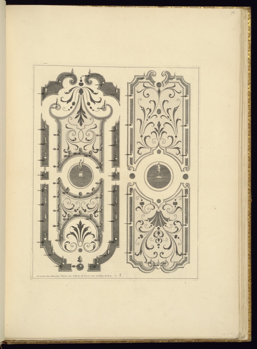Garden Designs — Jean Berain, the elder, French, 1640-1711; Jacques Thuret, French, 1669–1738