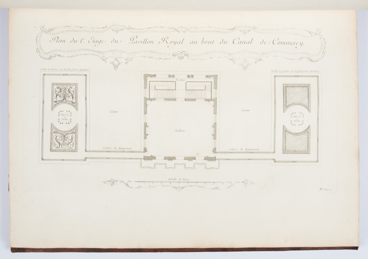 Suite des plans elevations et coupes des chateaux que le roy de Pologne occupe en Loraine — Emmanuel Héré de Corny, French, 1705–1763; Jean-Charles François, French, 1717–1769