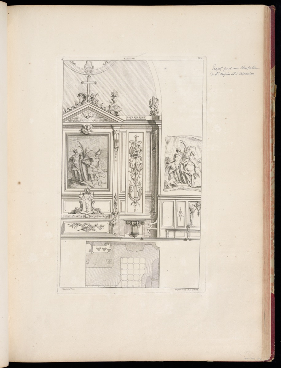 Design for an Altar — Gilles-Marie Oppenord, French, 1672–1742; Gabriel Huquier, French, 1695–1772; Chez Huquier; Gabriel Huquier, French, 1695–1772