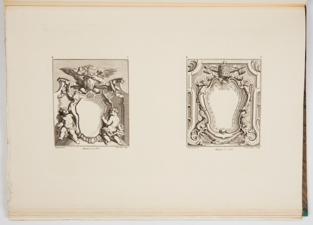 Designs for Cartouches — Gilles-Marie Oppenord, French, 1672–1742; Charles-Nicolas Cochin the elder, French, 1688–1754; Gabriel Huquier, French, 1695–1772; Charles Auguste Foulard, French, 1870–1920